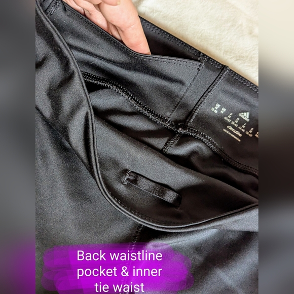 Adidas climalite size Med ladies capri style yoga leggings - Picture 9 of 13